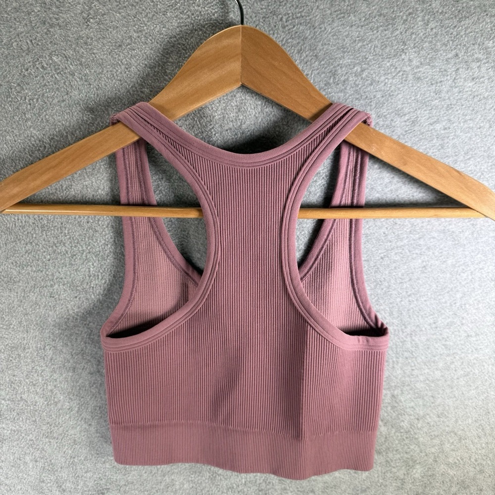 Free People Movement Cropped Tank Sports Bra Mauve Pink Size XS/S Racerback Crop - Picture 5 of 7